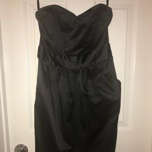 Black Strapless Dress
